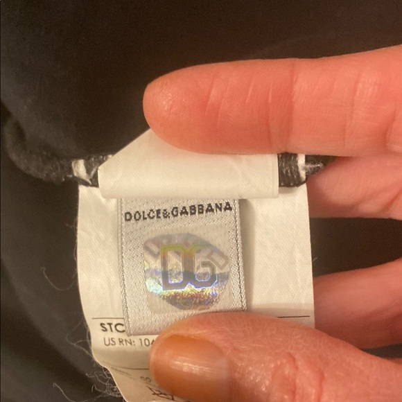 Dolce & Gabbana Authentic Stylish Black Bow-Back Top Size 40 - Picture 11 of 14